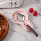 Pink Heart Ceramic Spoon Rest