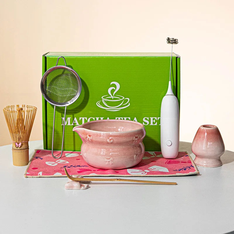 Japanese Ceramic Matcha Tea Set