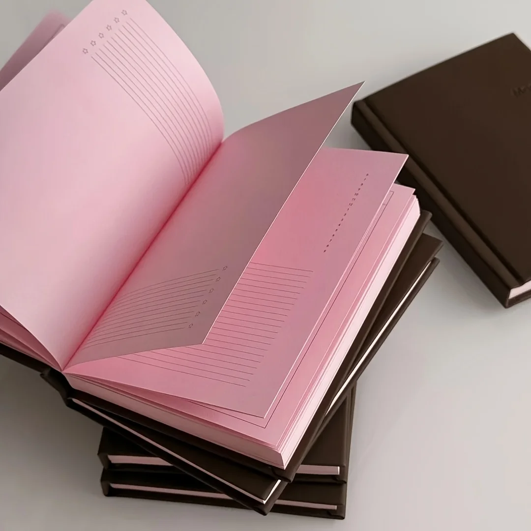 Strawberry Chocolate Pink A6 Notebook