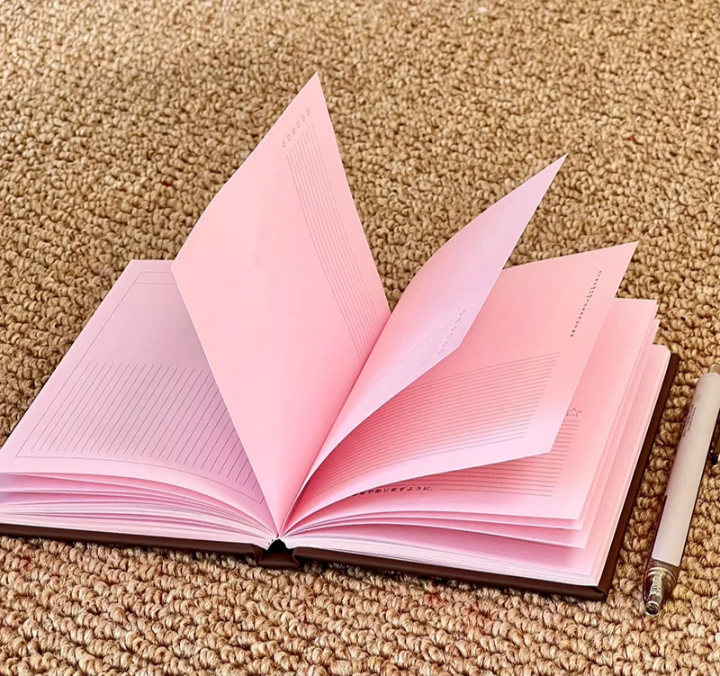 Strawberry Chocolate Pink A6 Notebook