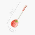 Strawberry Ceramic Ramen Bowl With Strawberry Or Star Spoon