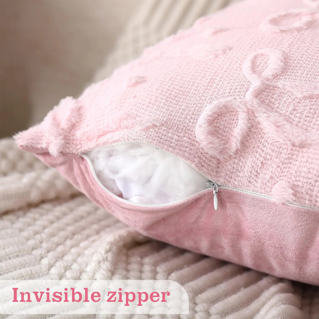 Bow Throw Pillow Covers