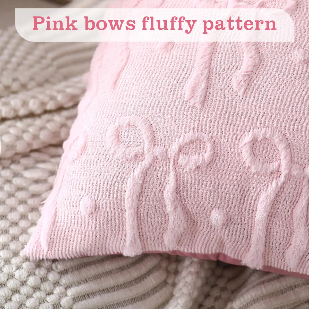 Bow Throw Pillow Covers