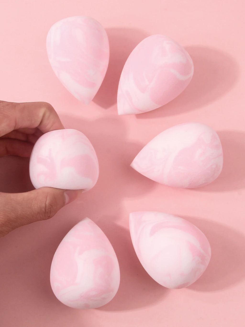 Pink Swirl Beauty Sponge - 6 Pack