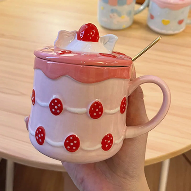 Ceramic Strawberry Mug