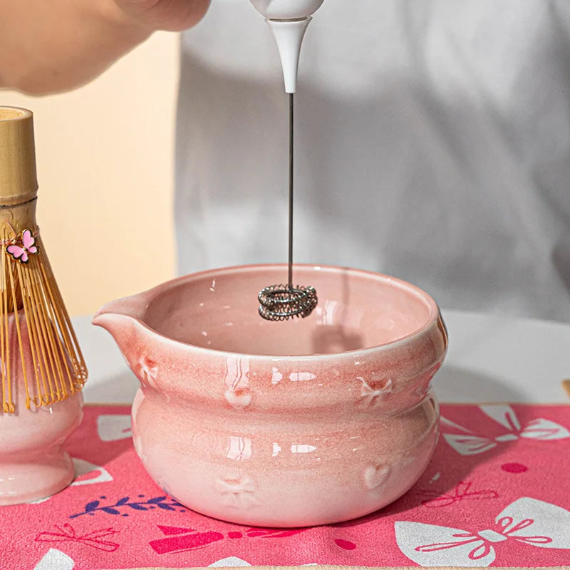 Japanese Ceramic Matcha Tea Set