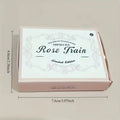 Exquisite Pink Lace-Edged Embossed Note Cards 1 Box/30 sheets 