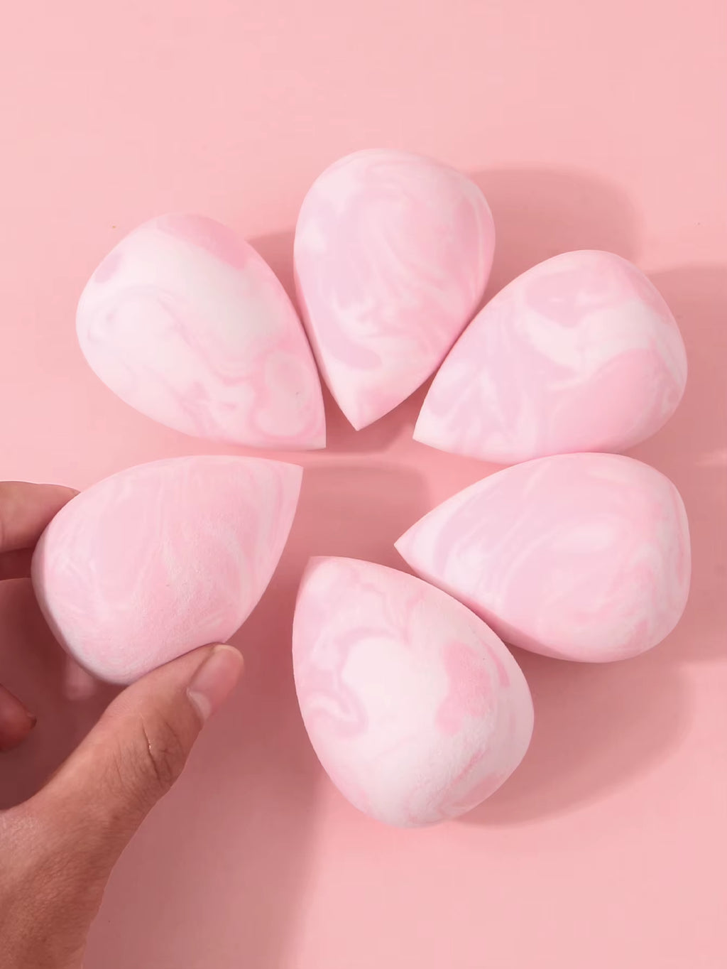 Pink Swirl Beauty Sponge - 6 Pack